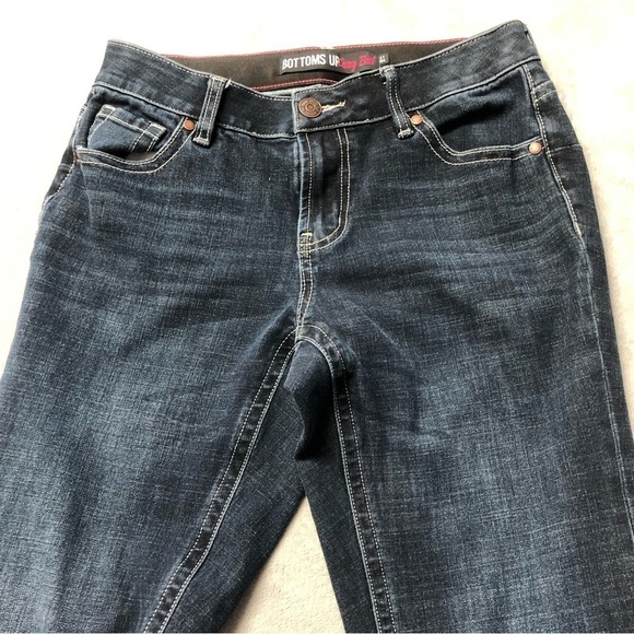 Warehouse One Bottoms up Curvy Boot Dark Wash Denim Jeans - Picture 3 of 10
